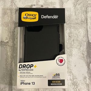Otter Defender Series In Black for IPhone 13 NWT